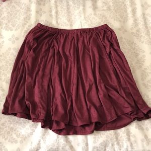 Brandy Melville Suede Skirt